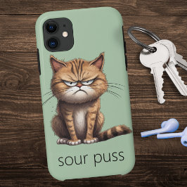 Sour Puss Funny Case-Mate iPhone Hülle