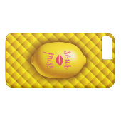 Sour Puss Lemon iPhone 7 Case-Mate iPhone Hülle (Rückseite (Horizontal))