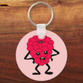 Sour Raspberry: Bad Fruit Gang Schlüsselanhänger (Vorderseite)