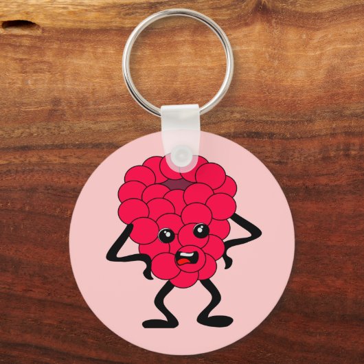 Sour Raspberry: Bad Fruit Gang Schlüsselanhänger (Vorderseite)