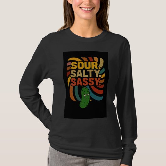 Sour Salty Pickle Long Sleeve T-Shirt (Vorderseite)