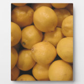 Sour Yellow Lemons Fotoplatte (Vorderseite)