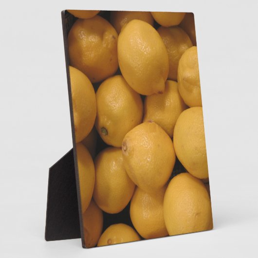 Sour Yellow Lemons Fotoplatte (Seite)