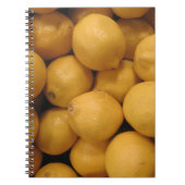 Sour Yellow Lemons Notizblock (Vorderseite)