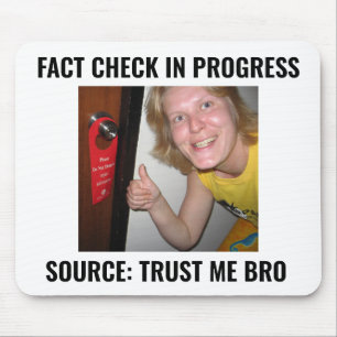 Source: Vertrau mir, Bruder Lustiges Meme-Mauspad  Mousepad