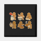 Sourdough Bread Christmas Gingerbread Homemaker Ba Magnet (Vorne)