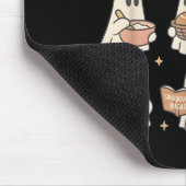 Sourdough Bread Halloween Cute Ghost Homemaker Bak Mousepad (Ecke)