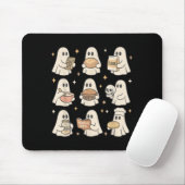 Sourdough Bread Halloween Cute Ghost Homemaker Bak Mousepad (Mit Mouse)