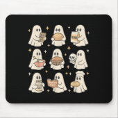 Sourdough Bread Halloween Cute Ghost Homemaker Bak Mousepad (Vorne)
