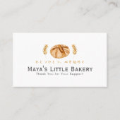 Sourdough Bread Wheat Bakery Loyalty Visitenkarte (Vorderseite)