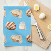 Sourdough Gemustert Kitchtuch Geschirrtuch (Viertel Falte)