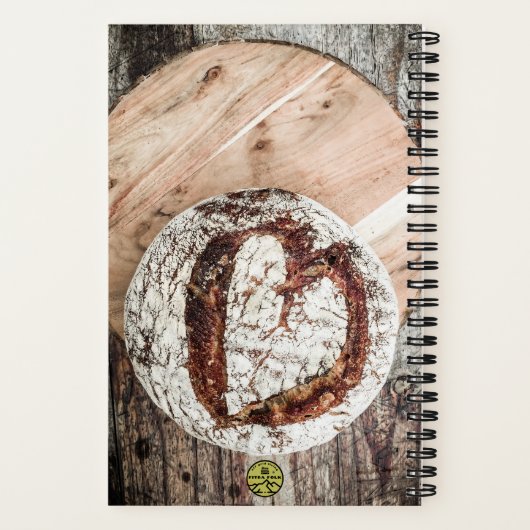 Sourdough Loaf, Recipe Book Notizblock (Rückseite)