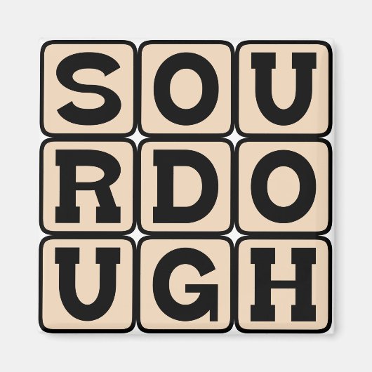 Sourdough, San Francisco Brot Magnet (Vorne)