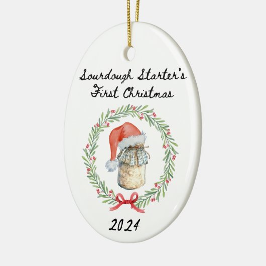 Sourdough Starter 2024 Ornament (Links)