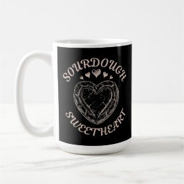 Sourdough Sweetheart Funny Valentine Heart Bread Kaffeetasse