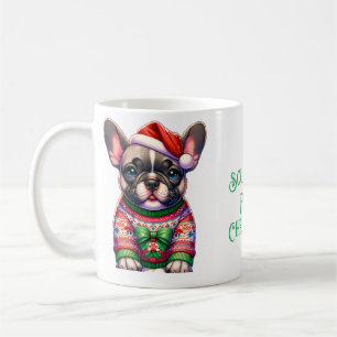 Sourpug Weihnachts hässlich Pullover Kaffeetasse