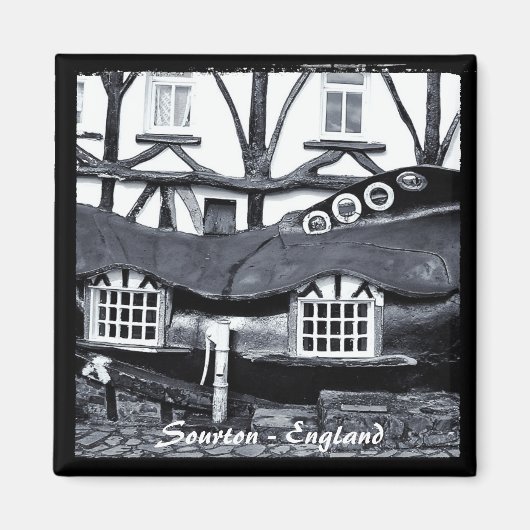 Sourton, HighwayMan Inn, England (Kühlschrankmagne Magnet (Vorne)