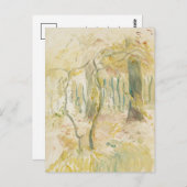 Sous-Bois | Berthe Morisot Postkarte (Vorne/Hinten)