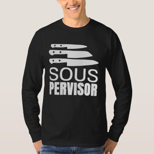 Sous Chef Culinary School Cooking Enthusiast T-Shirt (Vorderseite)