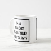 Sous-Chef Super Talent. Kaffeetasse (Vorderseite Links)