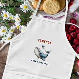Sous Chef Wal Ozeanküche Kinderschürze