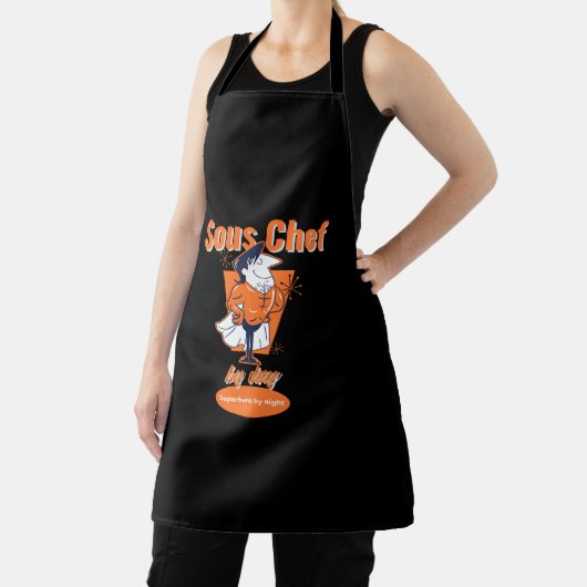 Sous Koch by Day, Superheld by Night Schürze (InSitu)