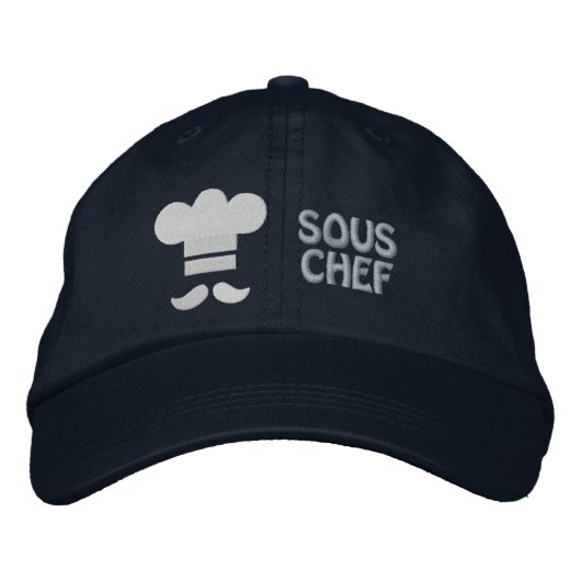 SOUS KOCH COOKS bestickte Hülle Baseballkappe (Vorderseite)