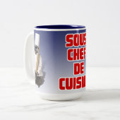 SOUS - KOCH DE CUISINE ZWEIFARBIGE TASSE (Vorderseite Links)