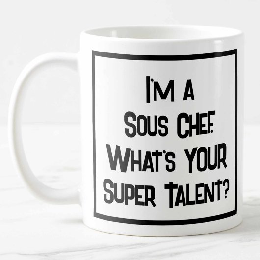Sous Koch Super Talent. Tasse