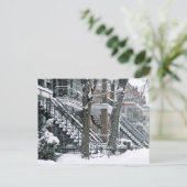 Sous la neijge postkarte (Stehend Vorderseite)