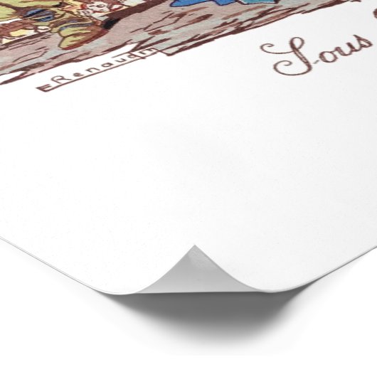 Sous Louis XIII Poster (Ecke)