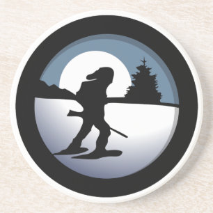 Sous-verre Coureur Logo DES Bois Untersetzer