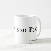 Sous Vide Feuer-Tasse Kaffeetasse (VorderseiteRechts)