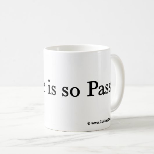 Sous Vide Feuer-Tasse Kaffeetasse (VorderseiteRechts)