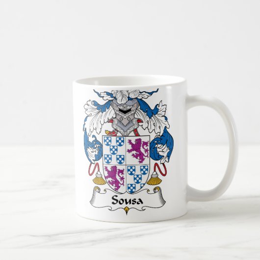 Sousa Familienwappen Kaffeetasse (Rechts)