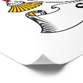 Sousa Familienwappen Poster (Ecke)