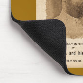Sousa und seiner versehen 1901 - Vintage Anzeige Mousepad (Ecke)