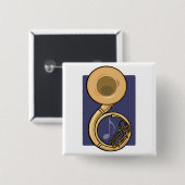 Sousaphon Button (Vorne & Hinten)