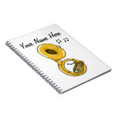 Sousaphone Brass Musician Music Teacher Custom Notizblock (Rechte Seite)