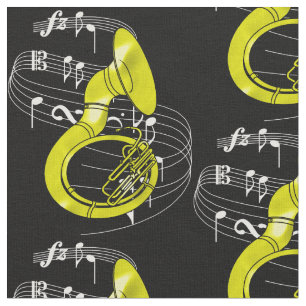 Sousaphone-Gewebe-Dunkelheit Stoff