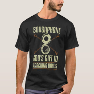 Sousaphone Gott ist zu Marching Bands Tuba Instrum T-Shirt