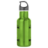 Sousaphone Happy Place Edelstahlflasche (Rückseite)