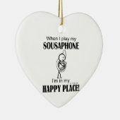 Sousaphone Happy Place Keramikornament (Rechts)