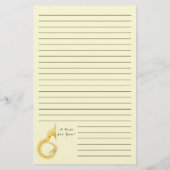 Sousaphone Marching Band Music Teacher Musiker Briefpapier (Rückseite)