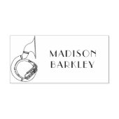 Sousaphone Marching Band Music Teacher Musiker Gummistempel (Prägung)