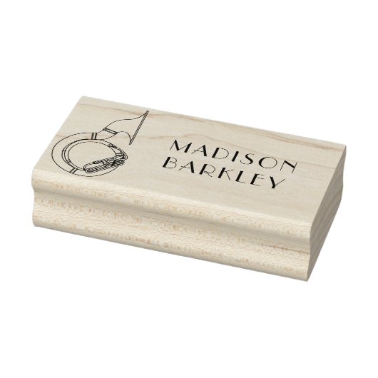 Sousaphone Marching Band Music Teacher Musiker Gummistempel (Stempel)