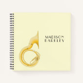 Sousaphone Marching Band Music Teacher Musiker Notizblock (Vorderseite)