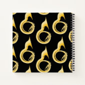 Sousaphone Marching Band Music Teacher Musiker Notizblock (Rückseite)