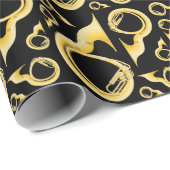 Sousaphone Music Teacher Geschenkpapier (Rolleneckpunkt)