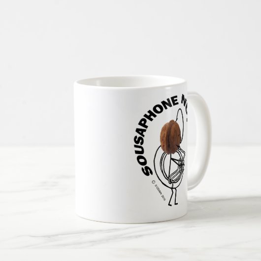 Sousaphone Nut Kaffeetasse (VorderseiteRechts)